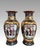 A pair of fabulous Japanese Satsuma style export vases with intricate hand painted scenes of Japanese geishas or...