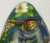Blue 1960s 11.5" Colorful Cloisonne Eggs - a Pair For Sale - Image 8 of 11