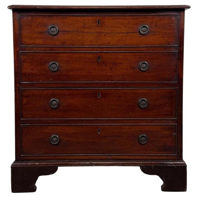 18th Century English Antique Georgian Storage Box with Trompe-L'œil Drawers For Sale - Image 12 of 12