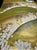 Hand-Painted Gold Leaf Chinoiserie Landscape Mural Panels | Cherry Blossom Mountain Wall Art Set of 2 For Sale - Image 4 of 8