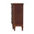 2020s Sheffield 3 Drawer 2 Door Accent Cabinet, Brown For Sale - Image 5 of 8