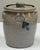 Vintage salt glazed handmade Rowe Pottery Works lidded jar made in Cambridge, WI. An early American folk art reproduction...