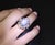 Late 20th Century Fine 12.05ct Natural Star Sapphire & 1.72ct Diamond Platinum Ring Size 5.75 For Sale - Image 15 of 18
