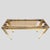 1970s Vintage Italian Console Table in Brass and Chrome Metal, 1970s For Sale - Image 5 of 12