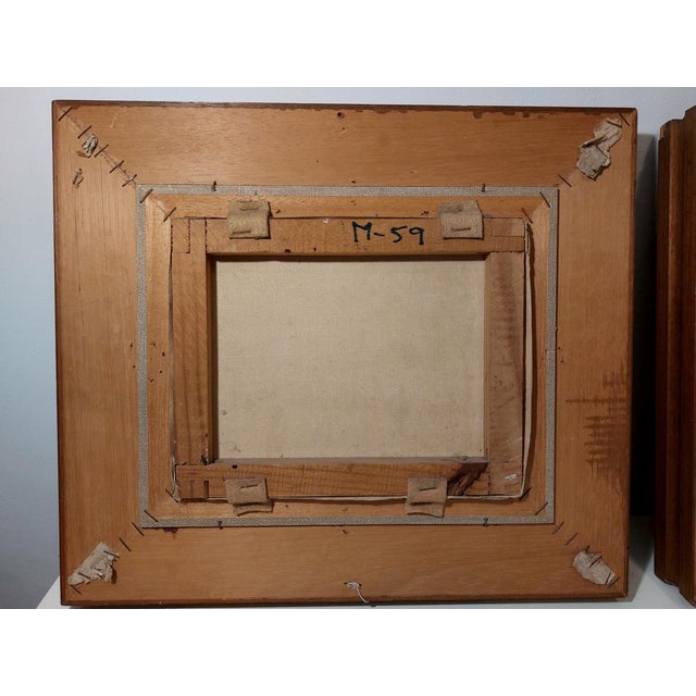 Abad, Landscapes, Oil on Canvases, 1950, Set of 2 For Sale - Image 9 of 18