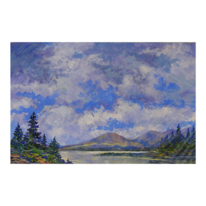 Late 20th Century Harshaw Creek Arizona Impressionist Landscape Painting
