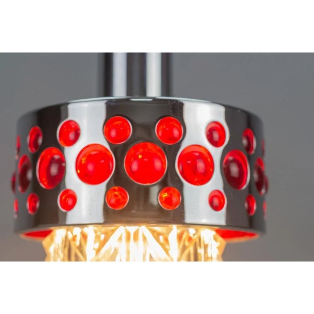 Metal Mid-Century Modern Pendant Lamp by Richard Essig, 1970s For Sale - Image 7 of 18