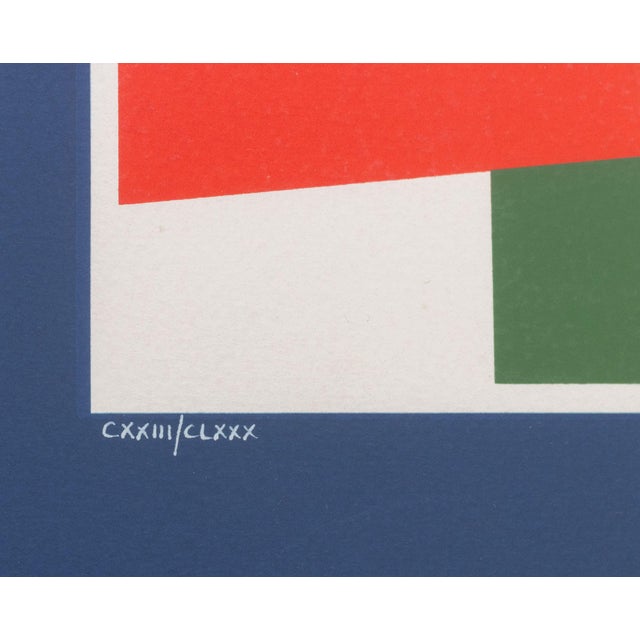 Paper Yaacov Agam "Composition I" Screenprint, Circa 1975 For Sale - Image 7 of 8