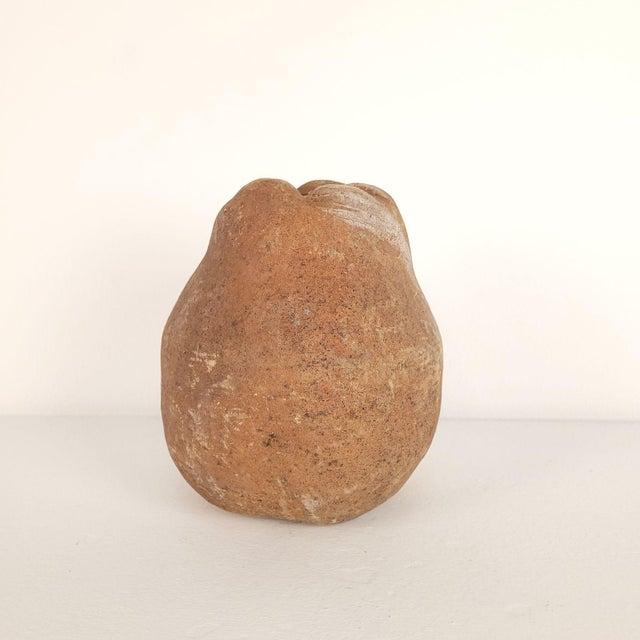 Group of Seven Large Terracotta Unglazed Apples and Pears, Circa 1900 For Sale - Image 10 of 10