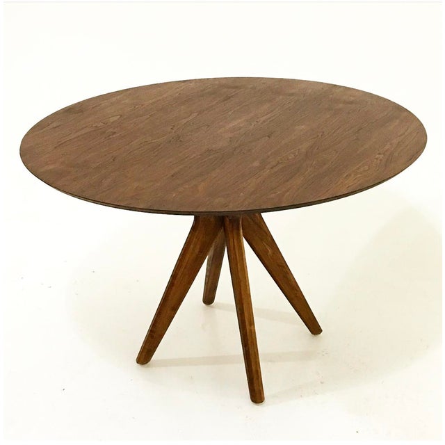 Mid Century Style Round Dining Table Chairish