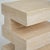 Postmodern S Y N C Travertine Side Table from Kiwano Concept For Sale - Image 3 of 12