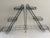 Vintage Three-Tier Wrought Iron Plant Stands – Pair For Sale - Image 9 of 13