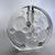 1970s Sculptural Solifleur Vase in Bubble Glass by Heiner Düsterhaus for Walther Glas, Germany, 1970s For Sale - Image 5 of 5