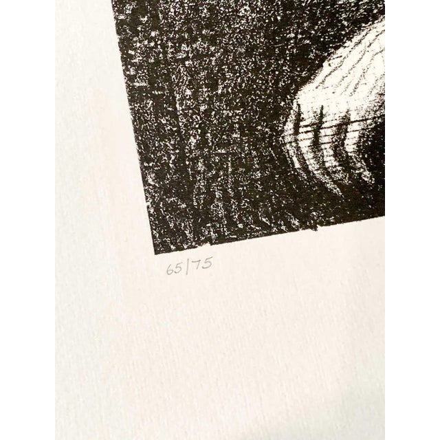 Henry Moore - Hand Signed Lithograph Original" Lullaby Sleeping..." with frame For Sale In Atlanta - Image 6 of 7