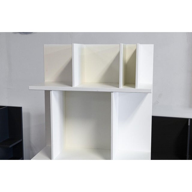 Contemporary Pair of BoConcept Como System Matte White Lacquered Contemporary Shelving Units For Sale - Image 3 of 8