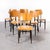 Saddle Back Dining Chairs, 1970s, Set of 6 For Sale - Image 17 of 17