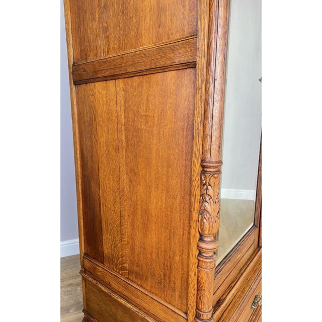 French Wardrobe in Oak For Sale - Image 14 of 18