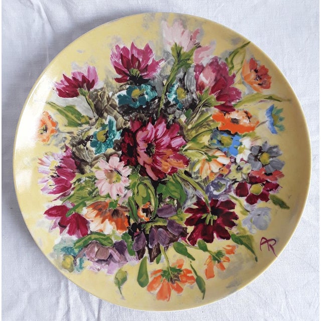 Vintage Wall Plate by Anneliese Rothenberger for Fürstenberg, 1970s For Sale - Image 4 of 5
