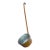 Large Copper Tin Lined Ladle Rustic European For Sale