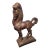 Hollywood Regency Bronze-Finished Plaster Stallion Sculpture For Sale