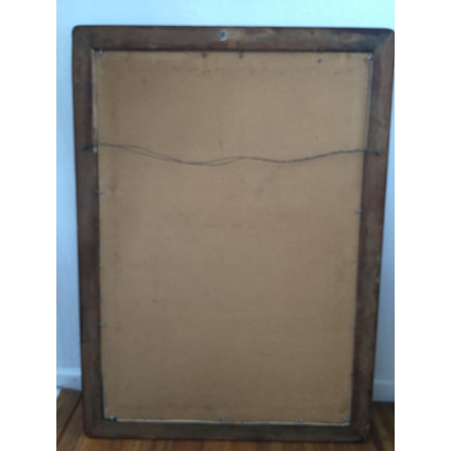 Modern 1960s Vintage Albert Schmidt Framed Oil Painting For Sale - Image 3 of 6