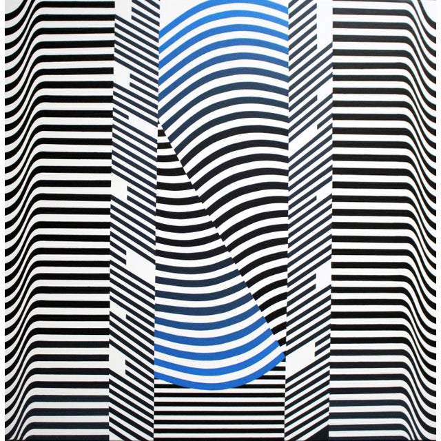 Contemporary Abstract Acrylic on Canvas "Layers" by Cristina Ghetti For Sale - Image 4 of 4
