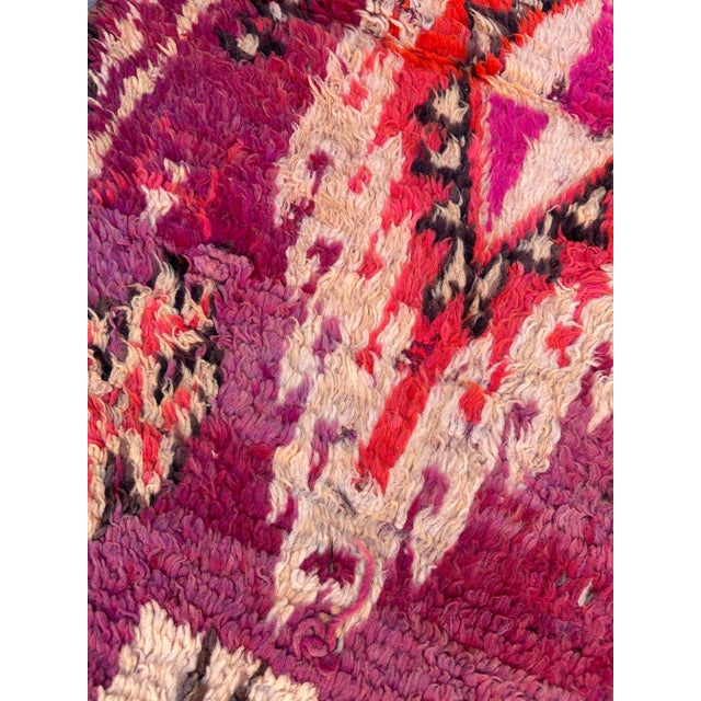 Textile Mid-Century Modern 5x11 Vintage Moroccan Rug For Sale - Image 7 of 12