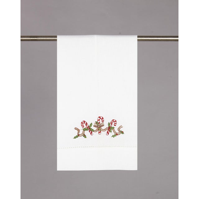 A festive way to spruce up your home for the holidays or would make a wonderful Christmas gift. Embroidered Guest Towel...