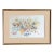 Vintage Winter Berries in a Cotswolds Garden Framed Watercolor Painting For Sale