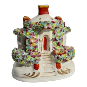 Antique Staffordshire Pastelle Burner Circa 1850s