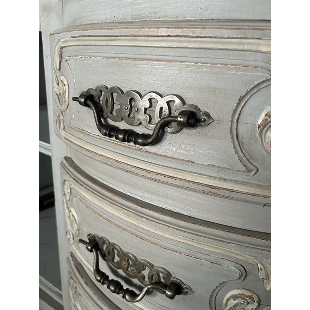 Antique French Blue Painted Cupboard For Sale - Image 10 of 10