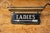 Mid-Century Modern Antique Double-Sided Rog "Ladies" Lighted Directional Restroom Sign For Sale - Image 3 of 15
