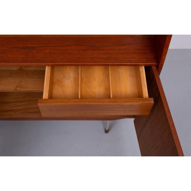 Danish Teak Cabinet with Secretary by Arne Vodder for Sibast, 1960s For Sale - Image 12 of 15