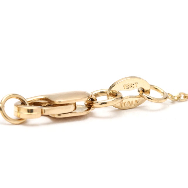 Modern Roberto Coin Diamond and Ruby Heart Necklace, 18k Yellow Gold, Length 18 Inches For Sale - Image 3 of 5