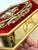 Vintage Courting Couple Wall Plaques – Set of 2, Red Velvet, Gold Rococo Scrollwork For Sale - Image 10 of 10