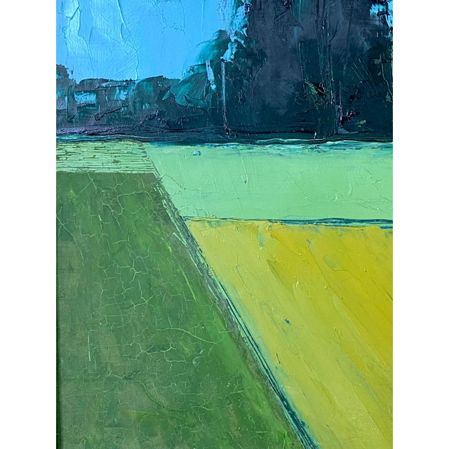 Wood John Magill Oil Painting on Masonite " Summer #17 " For Sale - Image 7 of 9