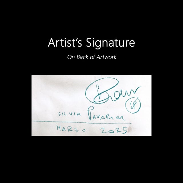 Gray In a Playful Labyrinth With Nature - Whimsical Figurative Art on Paper Original Artwork by Silvia Pavarini For Sale - Image 8 of 8