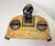 Bronze Antique French Solid Siena Marble Bronze Lorenzo De Medicis Statue Desk Inkwell For Sale - Image 8 of 18