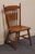 American Tell City Solid Hard Rock Maple Colonial Early American Cattail Back Dining Side Chair 8034 - Andover Finish For Sale - Image 3 of 11