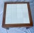 1970s Coastal Chic Walnut and White Ceramic Tile Square Side Coffee Table For Sale - Image 9 of 11