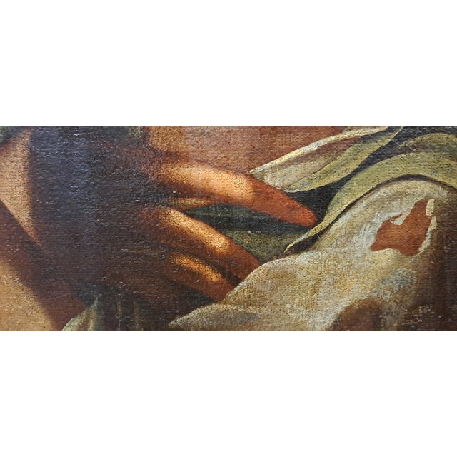 Samson and Delilah, Oil on Canvas, 17th Century For Sale - Image 4 of 7