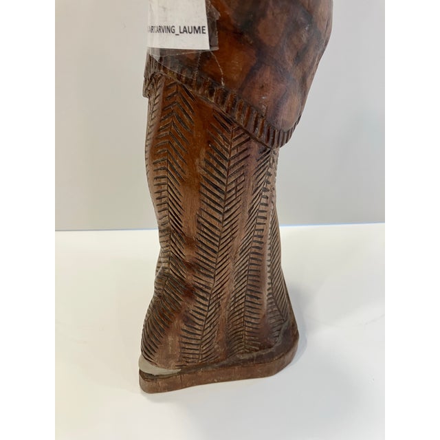 1960s 1960s Lithuanian Folk Art Carving Signed Alfonso’s Skirsgilas For Sale - Image 5 of 10