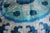 Light Blue Hand Knotted Turkish Silk Velvet Ikat Pillows For Sale In Washington DC - Image 6 of 9