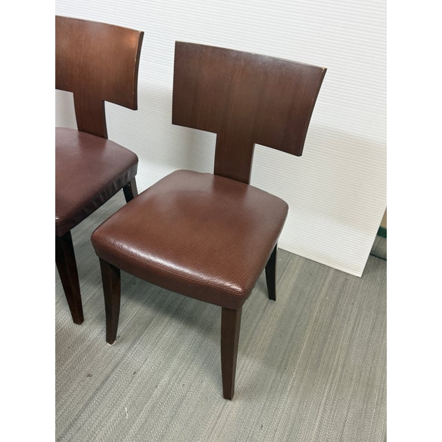 Jennifer Morla for Conde House Morla Collection Verve Dining Chairs, Set of Four For Sale - Image 11 of 12