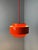 Juno Red Slatted Lamp by Jo Hammerborg for Fog & Mørup For Sale - Image 11 of 11