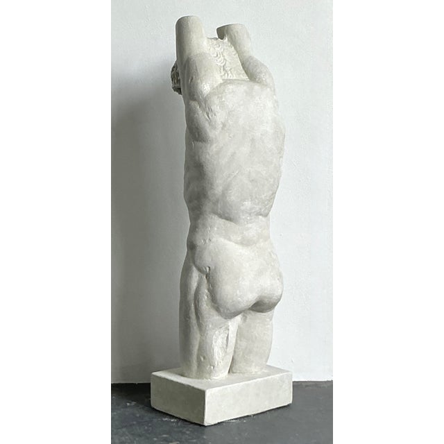 Sculpture Materials Atelier De Moulages Plaster Cast of Marsyas – Grand Tour Sculpture For Sale - Image 7 of 11