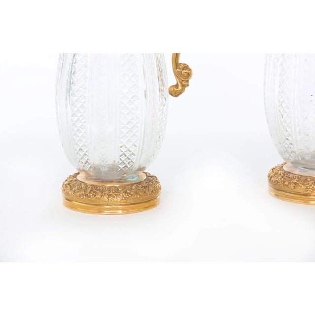 19th Century Neoclassical Style Bronze Ormolu Ewers For Sale In New York - Image 6 of 13