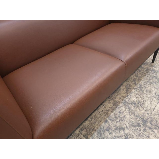 Contemporary Jaan 2-Seater Sofa in Cognac Leather by Walter Knoll For Sale - Image 3 of 18