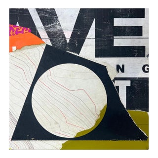 William Finlayson Jr. Original Abstract Mixed Media Painting “Behave” 2022 For Sale