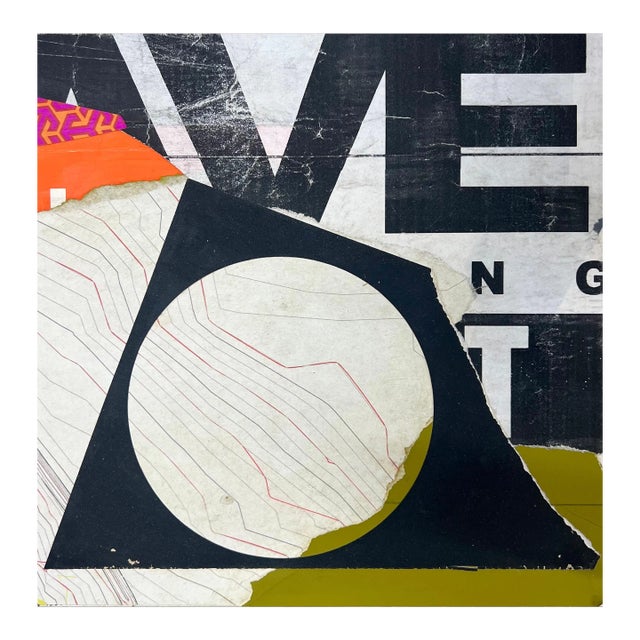 William Finlayson Jr. Original Abstract Mixed Media Painting “Behave” 2022 For Sale